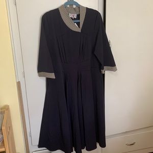 Miss Candyfloss NWT 3x dress navy